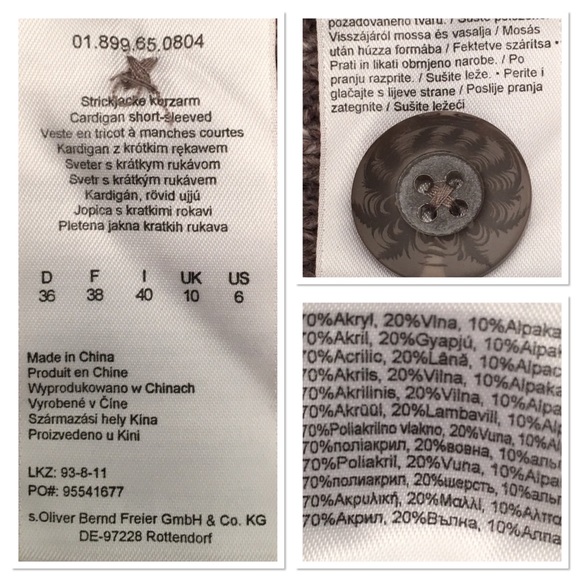 Swan Collection by s. Oliver Sweater Size 6 - Picture 6 of 8